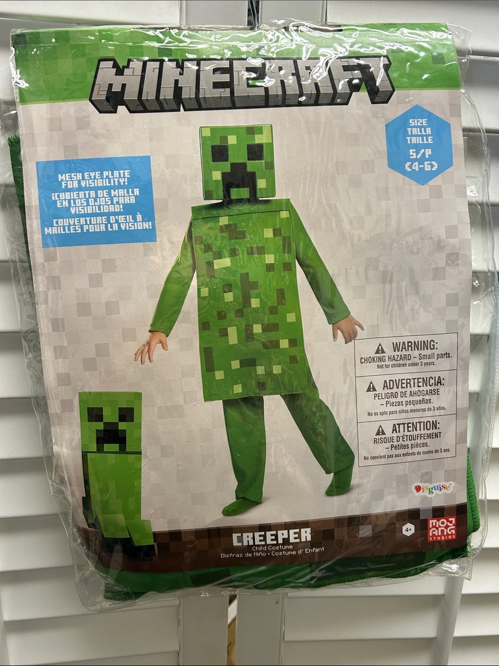 Disguise Minecraft Creeper Costume - Green Pixel Print
